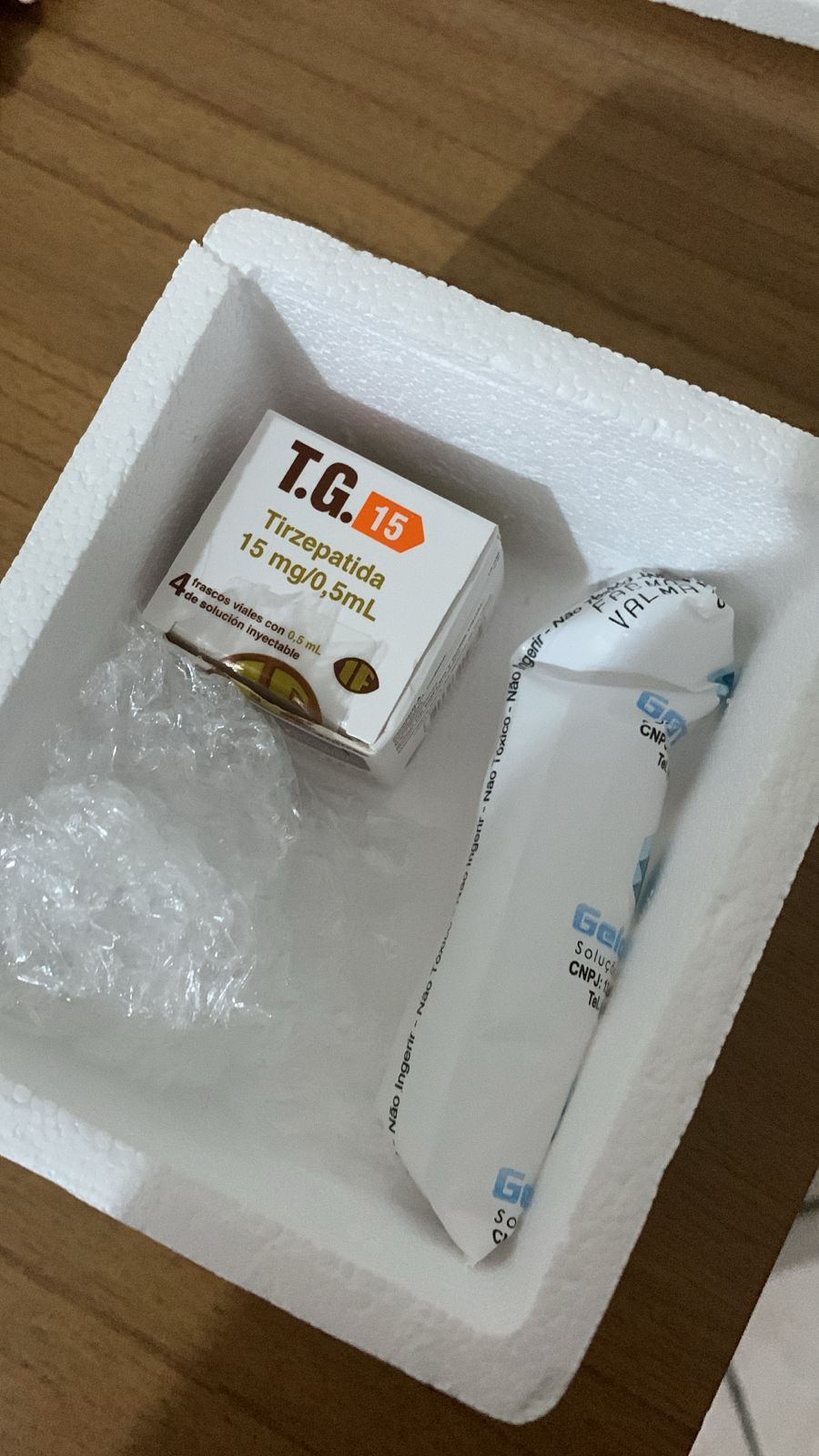 Recebido de cliente 1